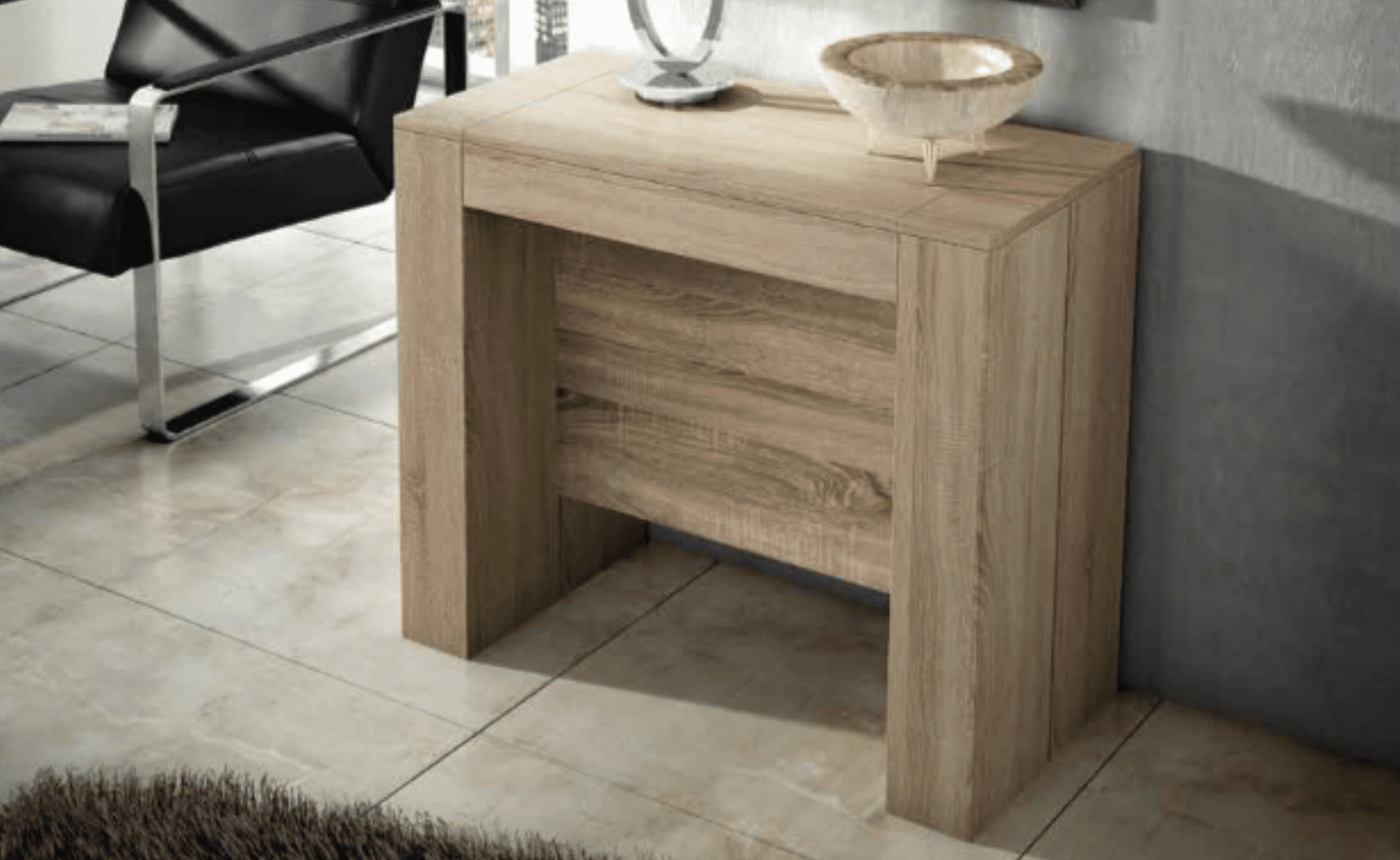 Mesa consola extensible modelo Living
