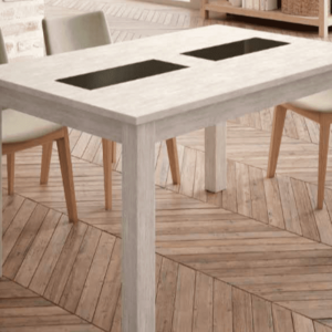 Mesa de comedor extensible modelo Italia