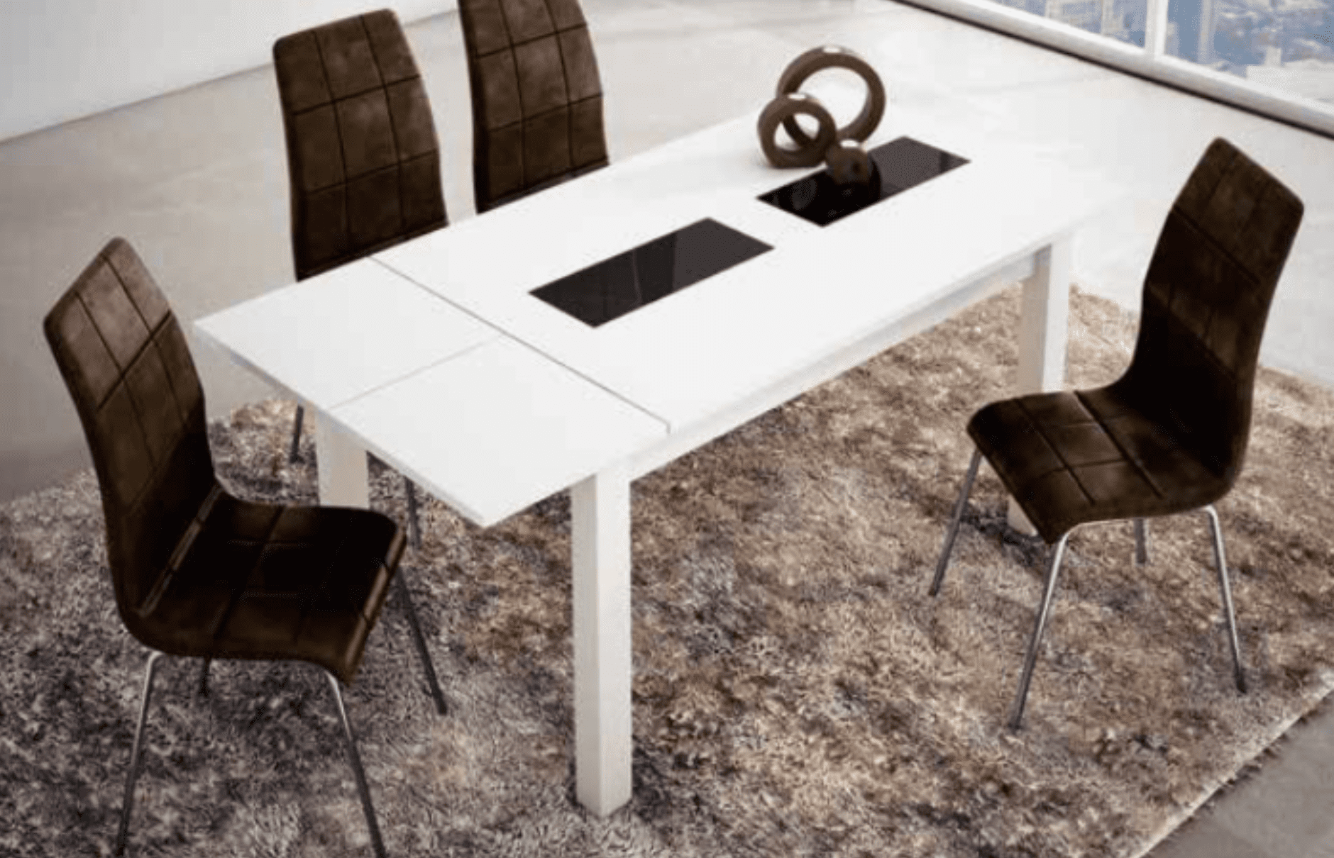 Mesa de comedor extensible modelo Italia - Imagen 2